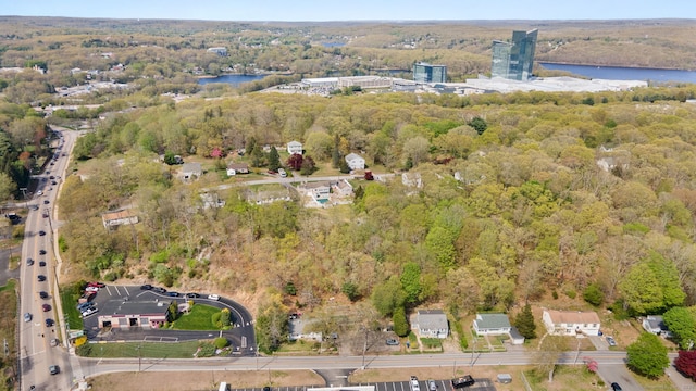 24 Fort Shantok Rd, Montville, CT 06382 - bird's eye view featuring a water view and a forest view