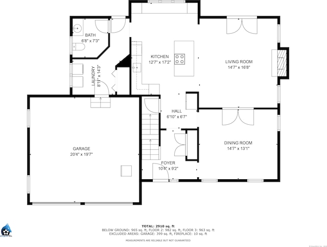9 Baldwin Dr, Farmington, CT 06032 - home floor plan