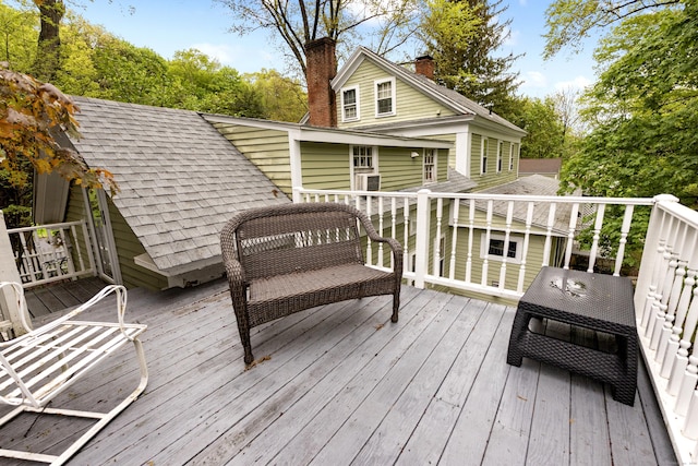 45 Roseland Park Rd, Woodstock, CT 06281 - view of wooden terrace