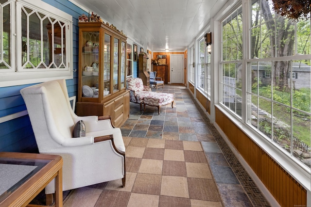 45 Roseland Park Rd, Woodstock, CT 06281 - sunroom / solarium with stone tile flooring