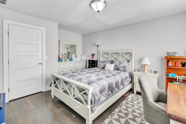 74 Sterling St, Fairfield, CT 06825 - bedroom with visible vents and dark wood-style floors
