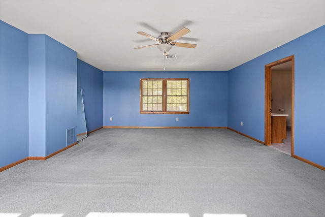 38 Skyline Dr, Brookfield, CT 06804 - unfurnished room featuring a ceiling fan, carpet flooring, and baseboards