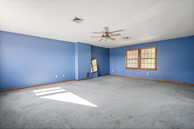 38 Skyline Dr, Brookfield, CT 06804 - carpeted spare room featuring a ceiling fan and baseboards