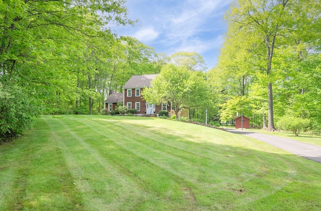 45 Wolf Pit Rd, Southbury, CT 06488 - view of grassy yard featuring an outdoor structure