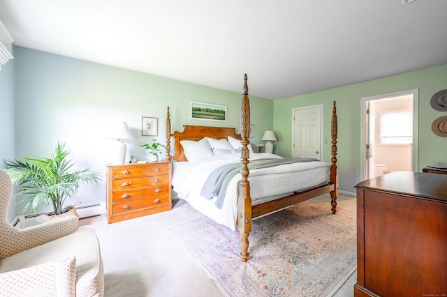 45 Wolf Pit Rd, Southbury, CT 06488 - bedroom featuring a baseboard heating unit and carpet floors