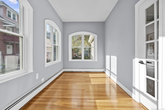 181 Westbourne Pkwy, Hartford, CT 06112 - empty room featuring baseboard heating and light wood-type flooring