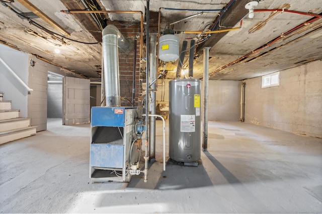 181 Westbourne Pkwy, Hartford, CT 06112 - utility room featuring electric water heater