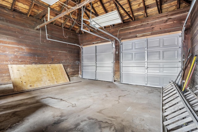 181 Westbourne Pkwy, Hartford, CT 06112 - garage with wood walls