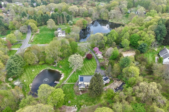 2 White Oak Farm Rd, Newtown, CT 06470 - aerial overview of property's location with a nearby body of water