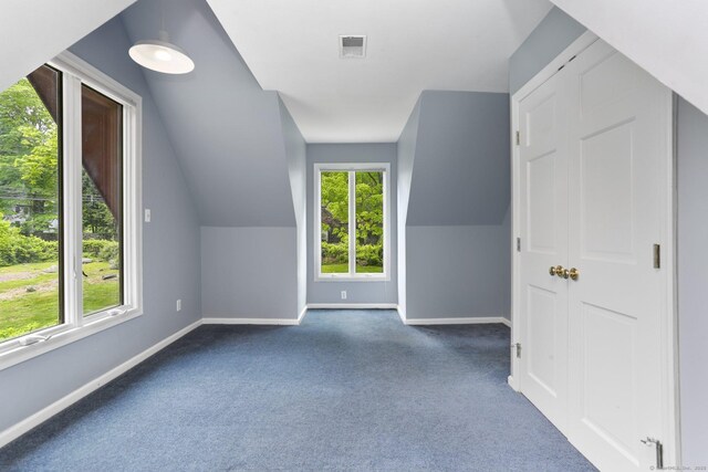 2 Kramer Ln, Weston, CT 06883 - bonus room with dark colored carpet and lofted ceiling