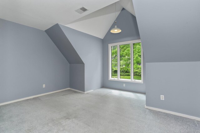 2 Kramer Ln, Weston, CT 06883 - bonus room with vaulted ceiling and carpet floors