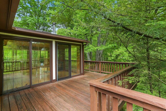 2 Kramer Ln, Weston, CT 06883 - view of deck
