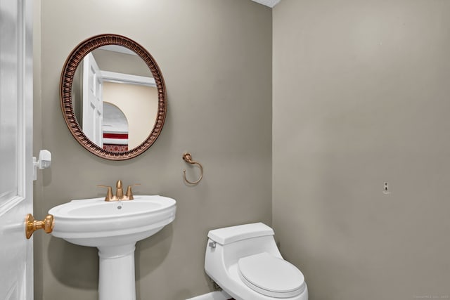 half bath with toilet
