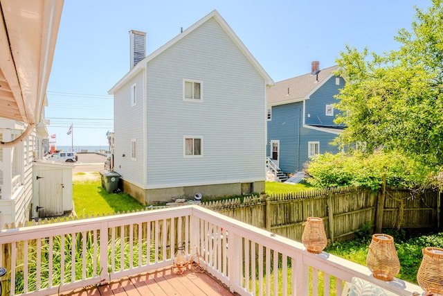 10 Sperry St, Milford, CT 06460 - view of wooden terrace