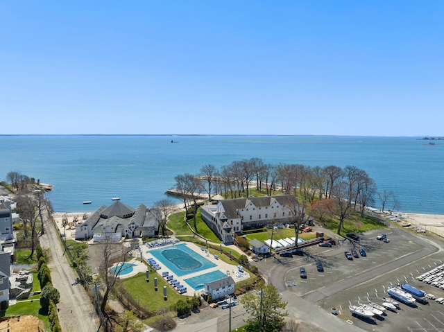 43 Pine Point Rd, Norwalk, CT 06853 - aerial view featuring a water view
