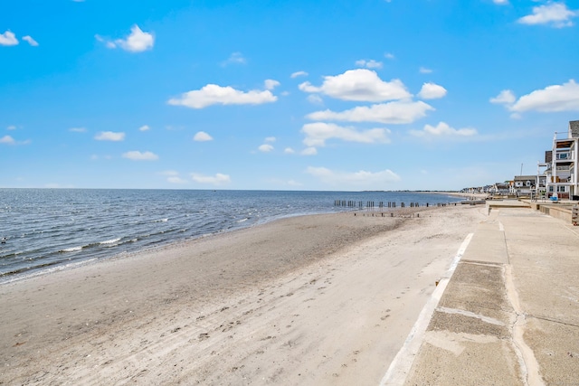 water view featuring nearby beach