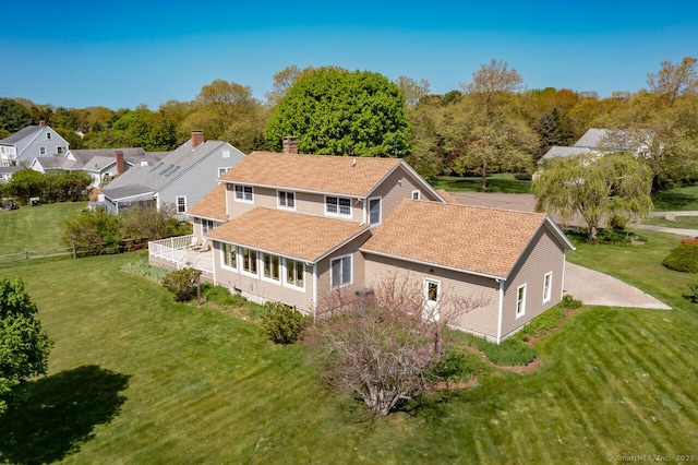 23 Hefflon Farm Rd, Old Lyme, CT 06371 - aerial view of property and surrounding area