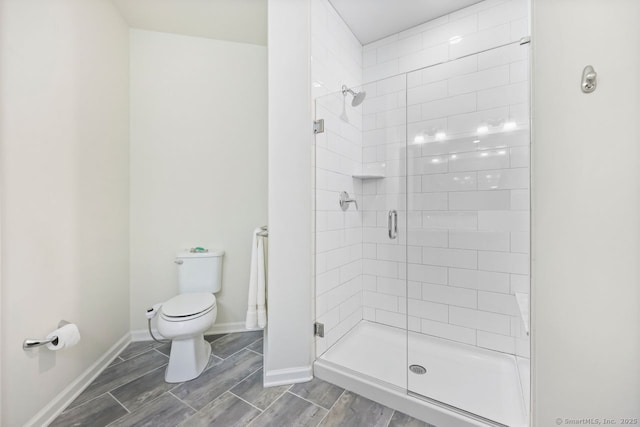 1022 Country View Rd Unit 1022, Danbury, CT 06810 - bathroom with a stall shower and wood tiled floors