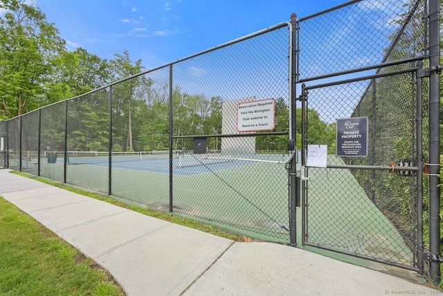 1022 Country View Rd Unit 1022, Danbury, CT 06810 - view of tennis court with a gate