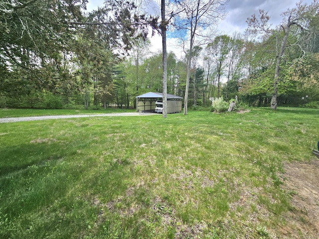 69 Elmdale Rd, Canterbury, CT 06331 - view of grassy yard featuring a carport