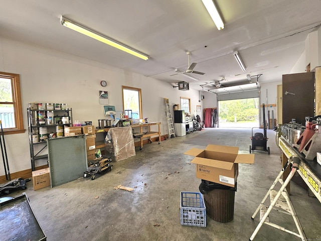69 Elmdale Rd, Canterbury, CT 06331 - garage with a workshop area