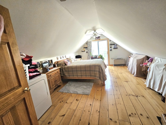 69 Elmdale Rd, Canterbury, CT 06331 - bedroom with light wood-type flooring and lofted ceiling