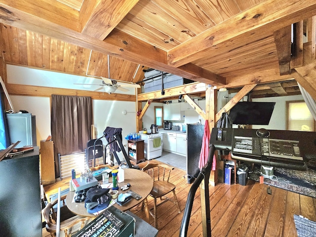 69 Elmdale Rd, Canterbury, CT 06331 - bedroom featuring wooden ceiling and wood finished floors