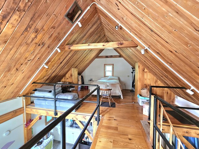 69 Elmdale Rd, Canterbury, CT 06331 - unfinished attic with an upstairs landing