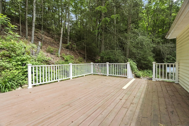 18 Brookside Trl, Monroe, CT 06468 - deck with a wooded view
