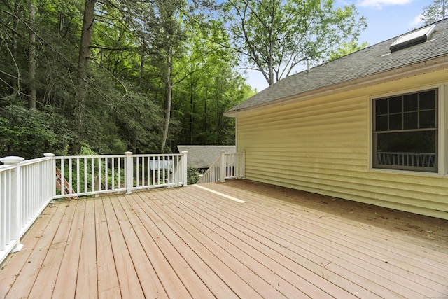 18 Brookside Trl, Monroe, CT 06468 - view of wooden terrace