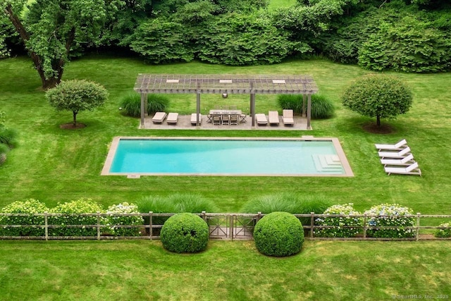 3113 Bronson Rd, Fairfield, CT 06824 - outdoor pool with a patio area