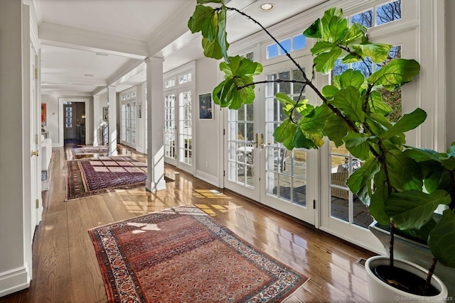 3113 Bronson Rd, Fairfield, CT 06824 - sunroom with french doors