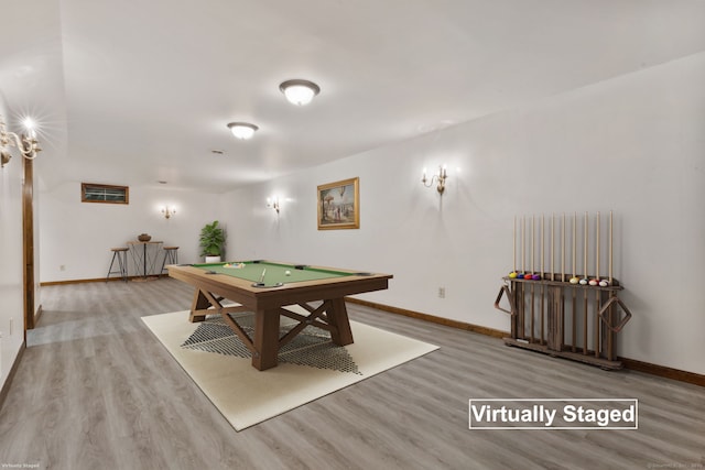 9 Brick School Dr, Redding, CT 06896 - game room with pool table, baseboards, wood finished floors, and radiator heating unit