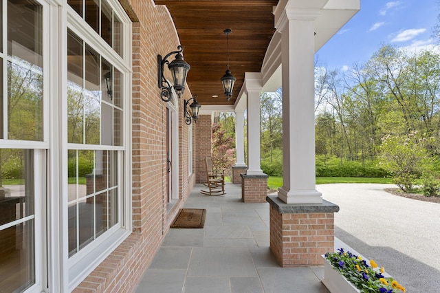 15 Hickory Hill Rd, Avon, CT 06001 - view of patio with a porch