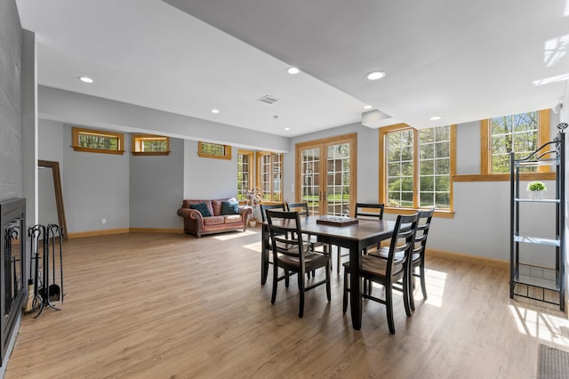 15 Hickory Hill Rd, Avon, CT 06001 - dining space featuring recessed lighting, baseboards, and light wood-style floors
