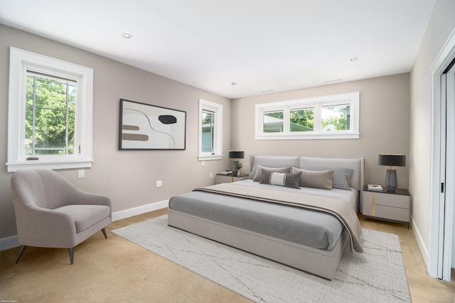 13 Kellogg St, Brookfield, CT 06804 - bedroom with multiple windows, light carpet, and baseboards