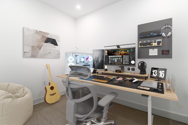 13 Kellogg St, Brookfield, CT 06804 - home office featuring tile patterned floors