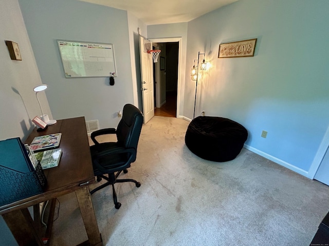 92 Sherwood Ln, Norwich, CT 06360 - office area featuring carpet flooring and baseboards