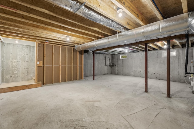 213 Winding Hollow Rd, Groton, CT 06340 - view of unfinished below grade area
