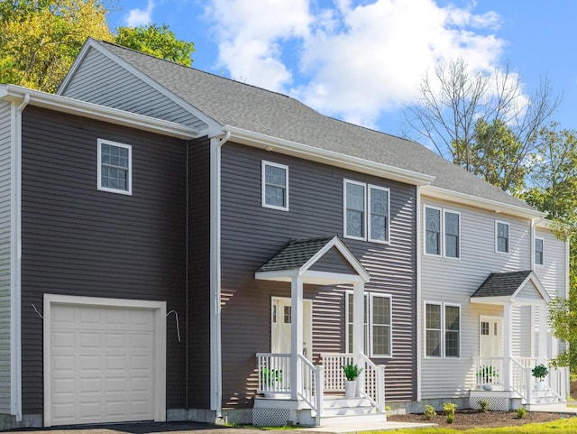 213 Winding Hollow Rd, Groton, CT 06340 - multi unit property featuring a garage and a shingled roof