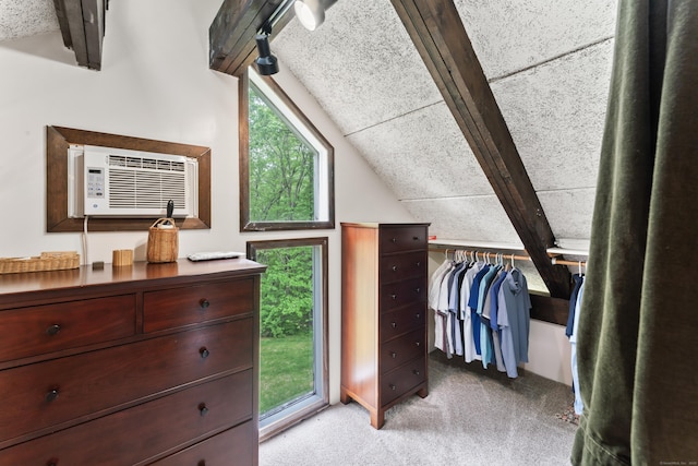 27 Whippoorwill Ln, Bethany, CT 06524 - walk in closet with light colored carpet and a wall mounted air conditioner