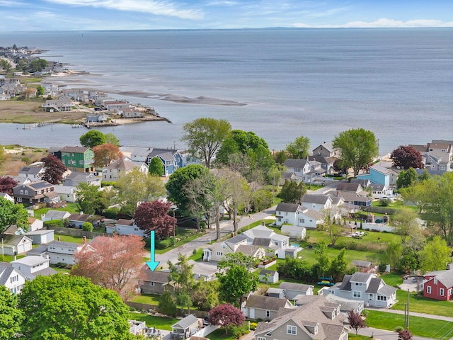 49 Hartford Ave, Old Saybrook, CT 06475 - aerial perspective of suburban area featuring a nearby body of water