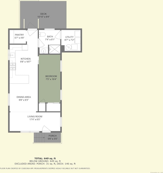 49 Hartford Ave, Old Saybrook, CT 06475 - room layout