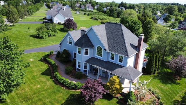 39 Farmstead Ln, Suffield, CT 06078 - aerial view of property and surrounding area