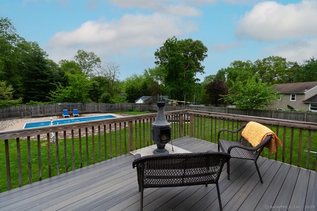 86 Rustic Ln, East Hartford, CT 06118 - view of wooden terrace
