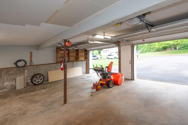 86 Rustic Ln, East Hartford, CT 06118 - garage with a garage door opener