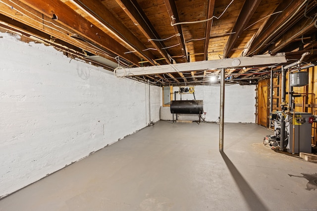 81 Summit St, Southington, CT 06489 - unfinished basement with heating fuel and a heating unit