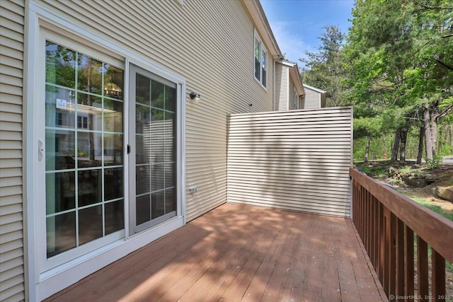 view of deck