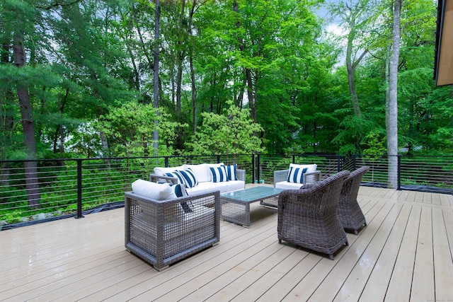 26 Hitchcock Rd, Westport, CT 06880 - deck with an outdoor hangout area