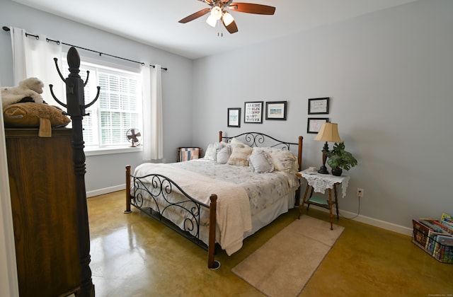 5 Kies Rd, Killingly, CT 06239 - bedroom with baseboards and a ceiling fan